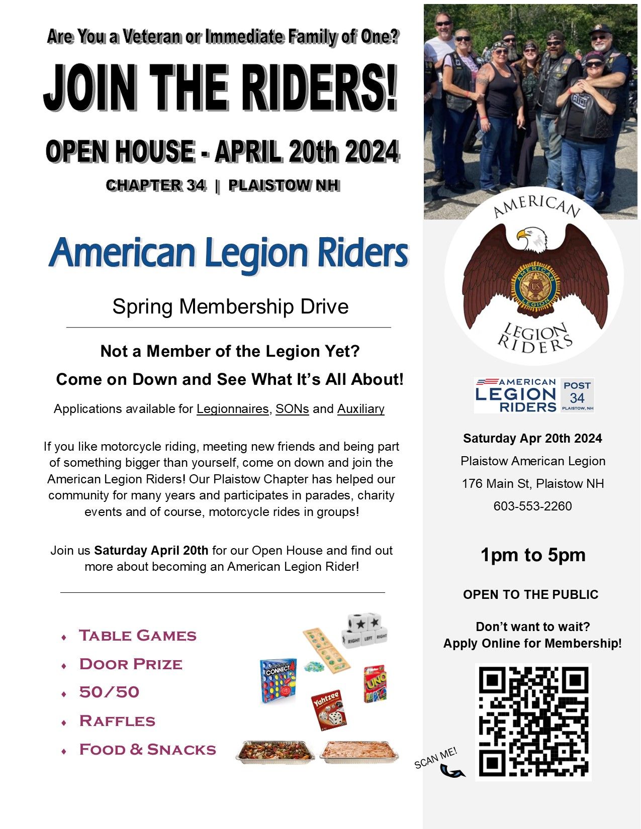 Open House April 20th 2024